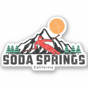 Retro Soda Vår Ski Klistermärken