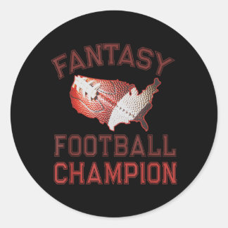 Retro Sodasy Football Sport Stil Kommissarie Runt Klistermärke