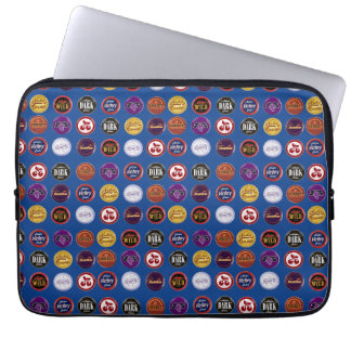 Retro sodatvårlocksljuddämpare för bärbar dator, V Laptop Fodral