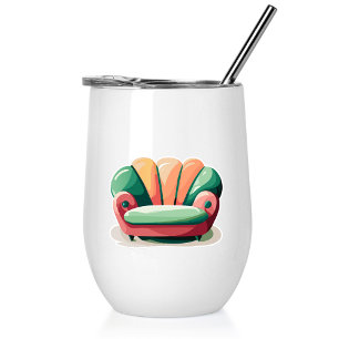 Retro Soffa Klistermärken