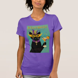 Retro Sofistikater Det är dags för Mardi Gras Mart T Shirt