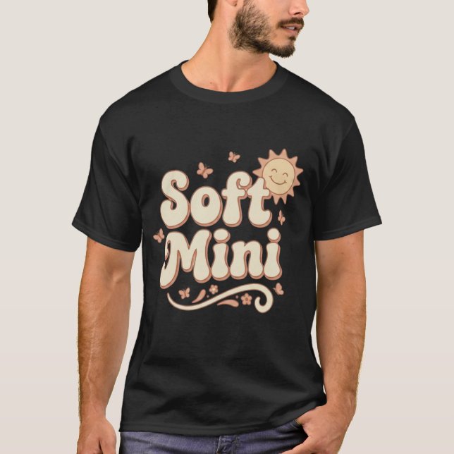 Retro Soft Mini Småbarns T-Shirt (Framsida)