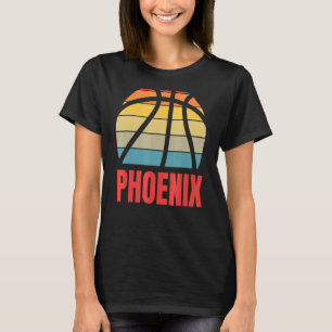 Retro Sol Basketball Phoenix Design T Shirt