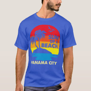 Retro Sol i Beach Panama City T Shirt