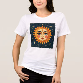 Retro Sol & Måne - Boho Spirit Tee