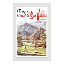 Retro Sol Valley Golfing Travel