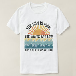Retro Sol & Vinkara Sommarvskonst T Shirt