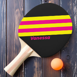 Retro Solglansränder med namn Pingisracket
