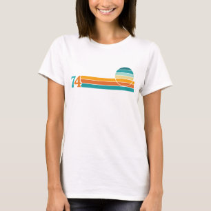 Retro solnedgång 74 t shirt