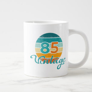 Retro Solnedgång 85 Vintage Nedsliten Jumbo Mugg