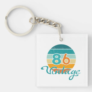 Retro Solnedgång 86 Vintage Distressed