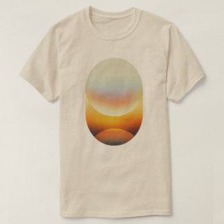 Retro Solnedgång Abstrakt Grafisk T-Shirt
