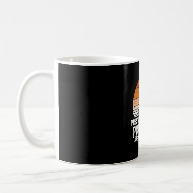 Retro solnedgång segelbåt rolig båtliv segling kaffemugg (Vänster)
