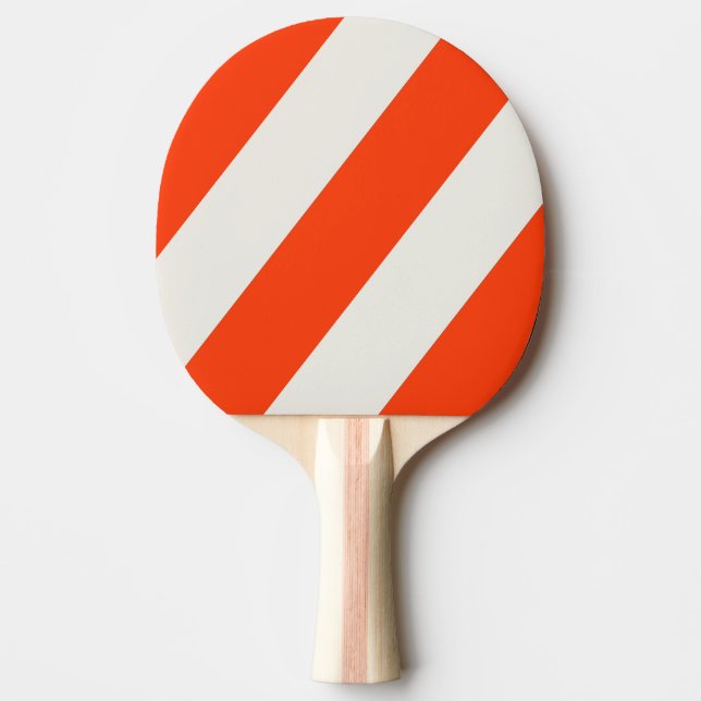 Retro Solnedgång Tidvatten Rusher Feta Ränder Pingisracket (Framsidan)