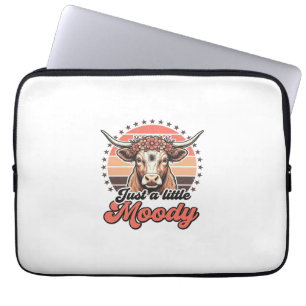 Retro Solnedgång Vintage Gravyr Design Ko_1 Laptop Fodral