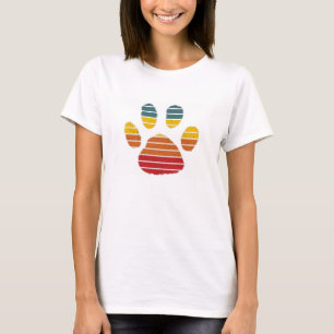 Retro solnedgångs-tavla T-shirt