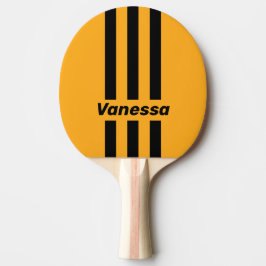 Retro Solros Buzz Tre Pinnt Streck med Namn Pingisracket