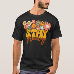 Retro Solros Hippie Håll dig cool Positivt sinne H T Shirt