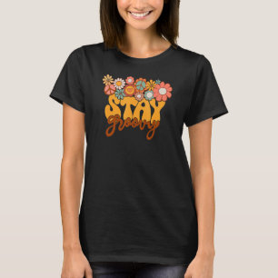 Retro Solros Hippie Stanna Groovy Positive Mind H T Shirt