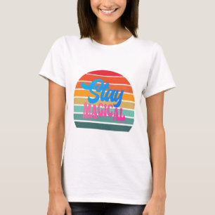 Retro Solset - stanna magiskt T Shirt