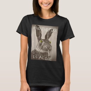 Retro som F_ck är Alice Funny-kanin T Shirt