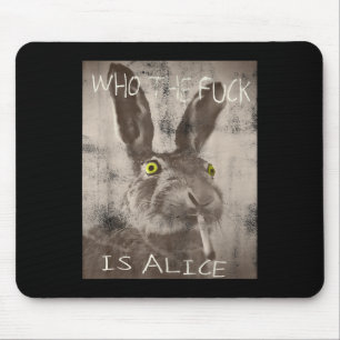 Retro som Fck är Alice Funny Rabbit Musmatta