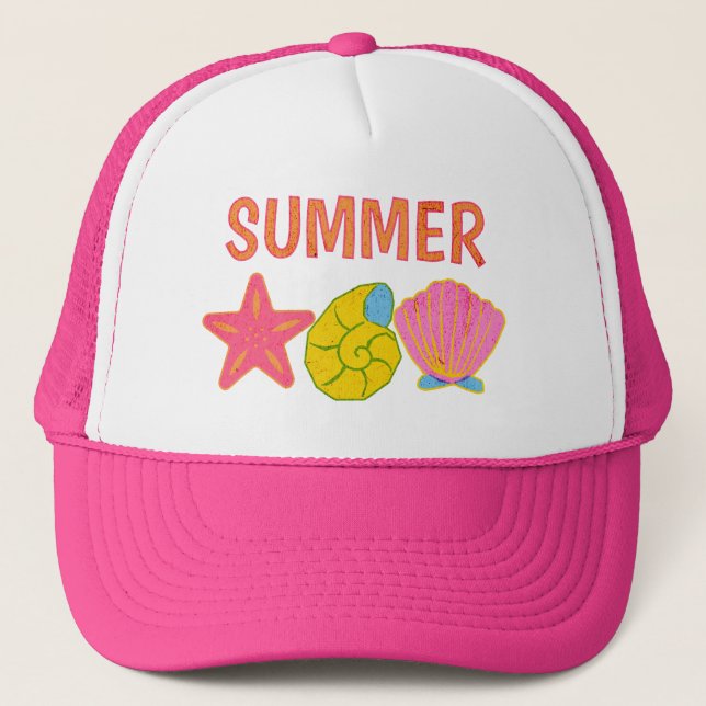 Retro sommar snigelskal keps (Framsida)
