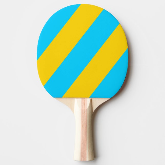 Retro sommar strand feta ränder pingisracket (Framsidan)