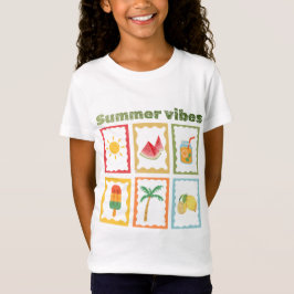 Retro sommar vibbar design med solsken t shirt
