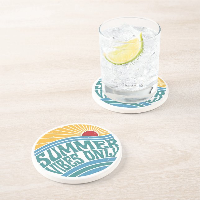 Retro sommar vibbar endast underlägg (Sidan)