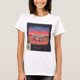 Retro-sommarfel 404 T-Shirt | Glitch Art