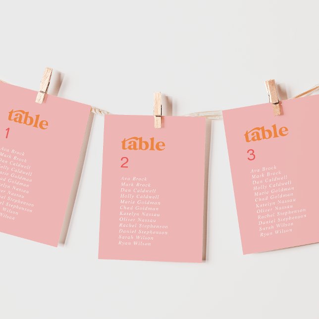 Retro sommarparkeringskort för sätesdiagram (Skapare uppladdad)