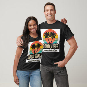 Retro sommarstämning t shirt