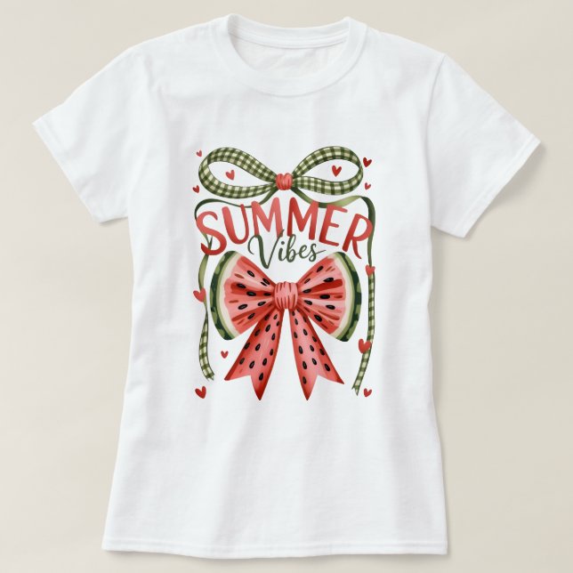 Retro sommarvibbar grafisk t-shirt (Design framsida)