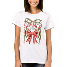 Retro sommarvibbar grafisk t-shirt