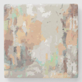 Retro sommarvibes dammig orange,taupe,jordisk stenunderlägg