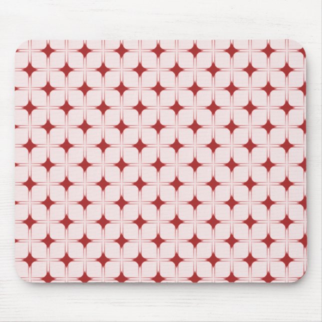 Retro Sophistication Mousepad, Red Musmatta (Framsidan)