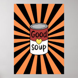 Retro soppa poster