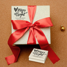 Retro Söt Glad Och Ljuvlig Jul Typografi Stämpel