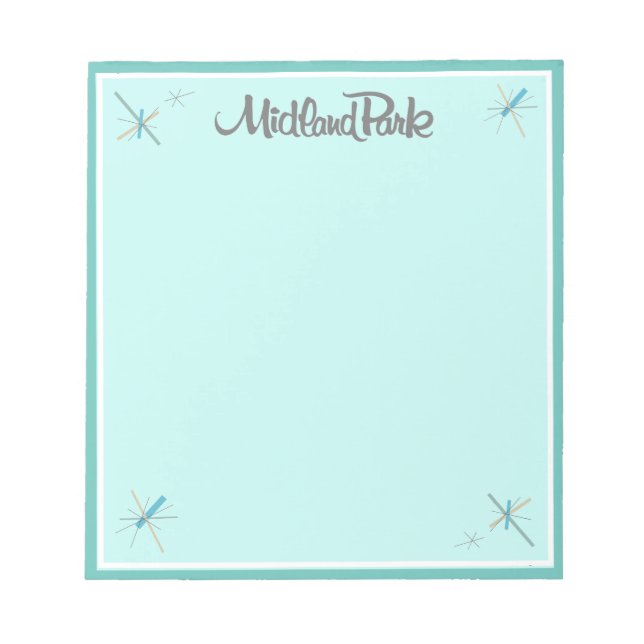 Retro Söt Modern Anteckningsblock i mitten av århu (Framsida)