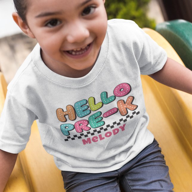 Retro söt tillbaka till skolan t-shirt (Skapare uppladdad)