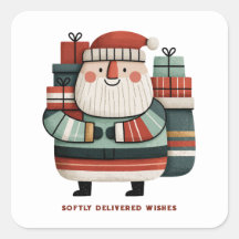Retro Söt Tomte Jul Presenter
