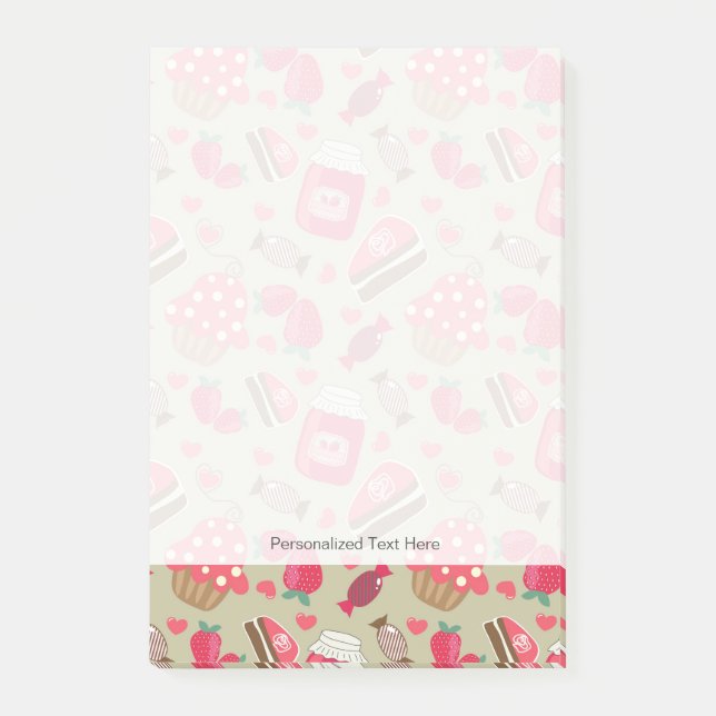 Retro sötsaker post-it block (Framsida)