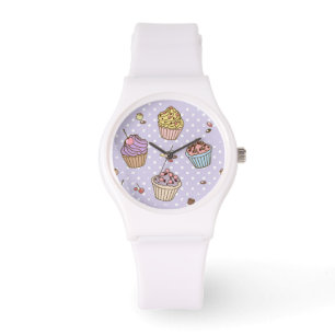 Retro sötsakmönster armbandsur