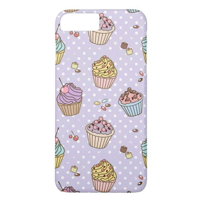 Retro sötsakmönster Case-Mate iPhone skal (Baksida)
