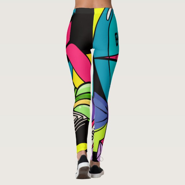 Retro Sött Som Karamell Leggings (Baksida)