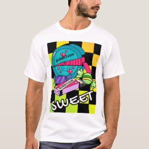 Retro Sött Som Karamell T Shirt