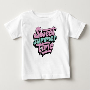 Retro Sött Sommartid T Shirt