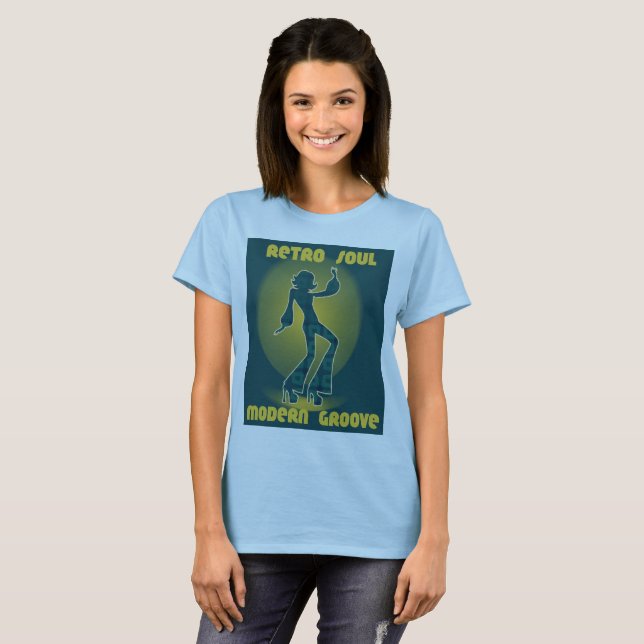 Retro Soul Modern Groove T Shirt (Hel framsida)