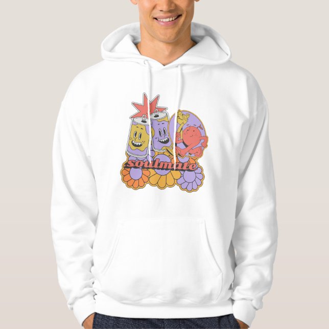 Retro-soulmate 80s hoodie (Framsida)
